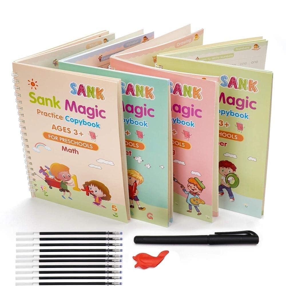 1 2 3 4 5 ✍️ SANK Magic Copybook Set Improve Handwriting in Just 15 Minutes a Day